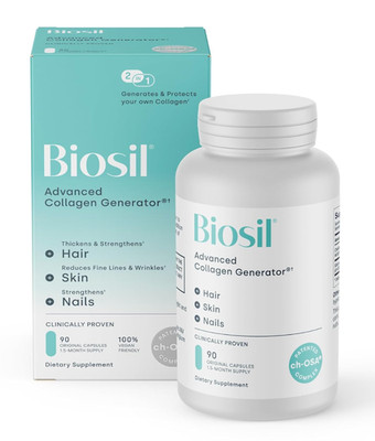 Biosil Advanced Collagen Generator Hair, Skin & Nail 90 Capsules 02/2028