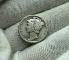 1921 D Mercury Silver Dime Key Date Good A312