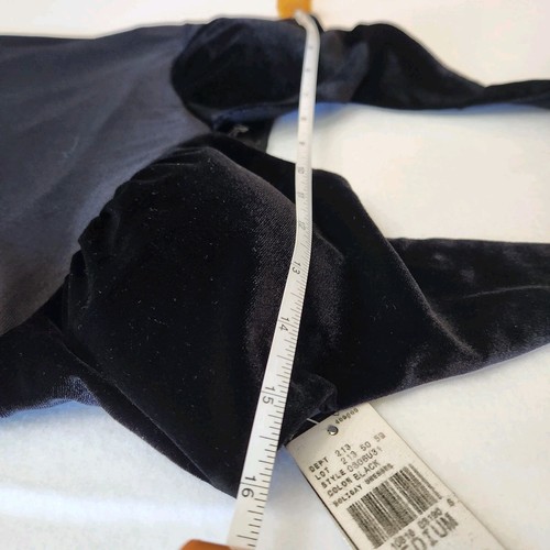 AB Studio Vintage 90s NEW Halter Black Maxi Witchy Whismygoth Gothic Women SZ M - Picture 4 of 24