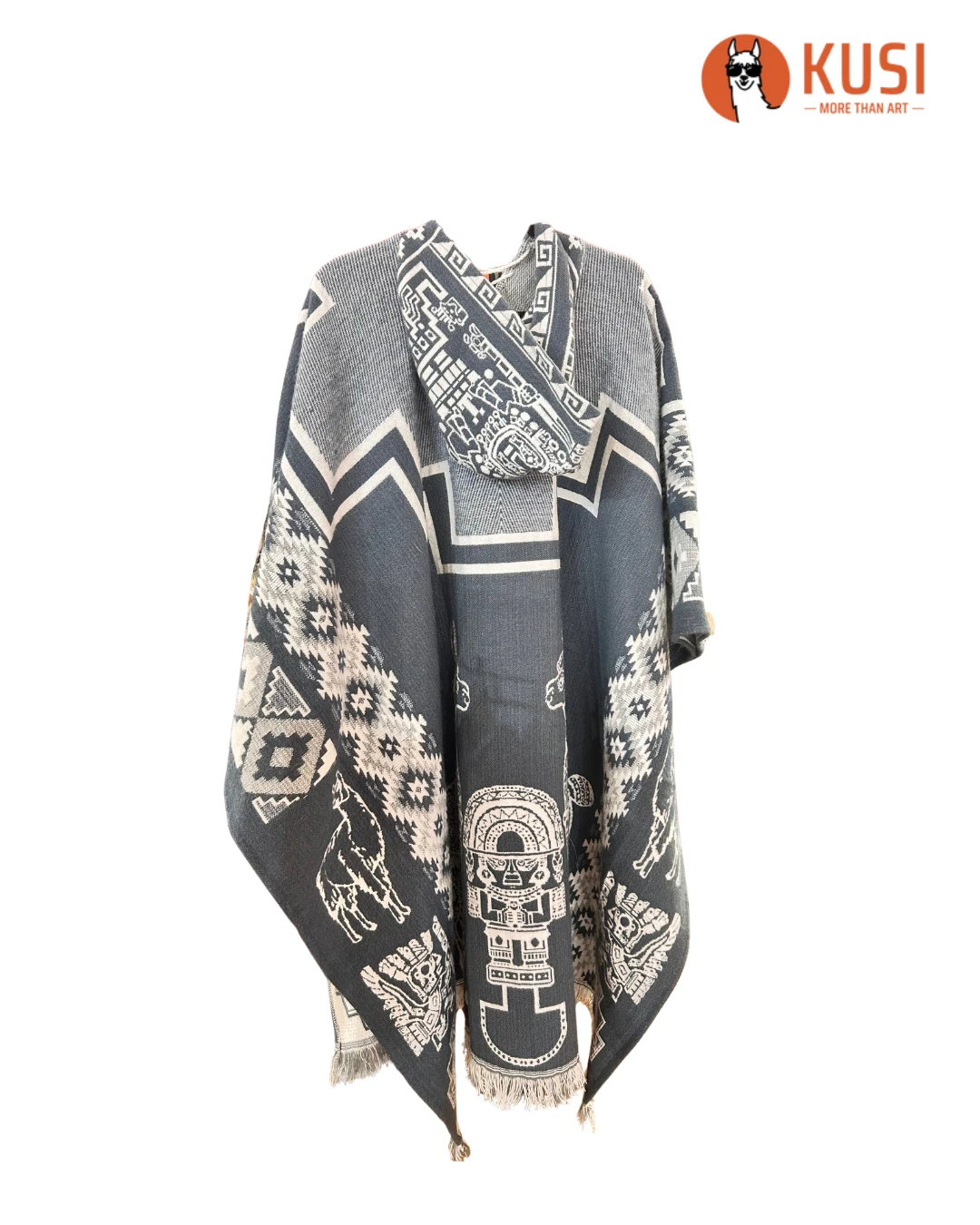 Alpaca Wool Poncho – Timeless Warmth & Style