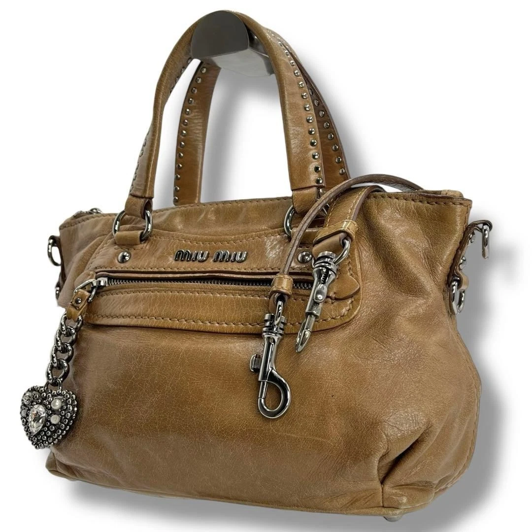 Miu Miu Bow Leather Exterior Bags & Handbags for Women for sale | eBay