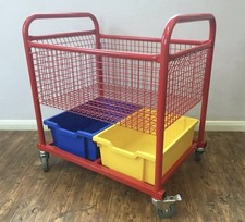 PE Equipment Trolley With Trays For Schools / Nursery’s / Warehouse Trolley