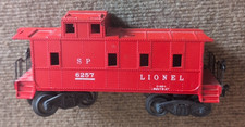 a Lionel 6257 SP Caboose, an O-gauge model train car