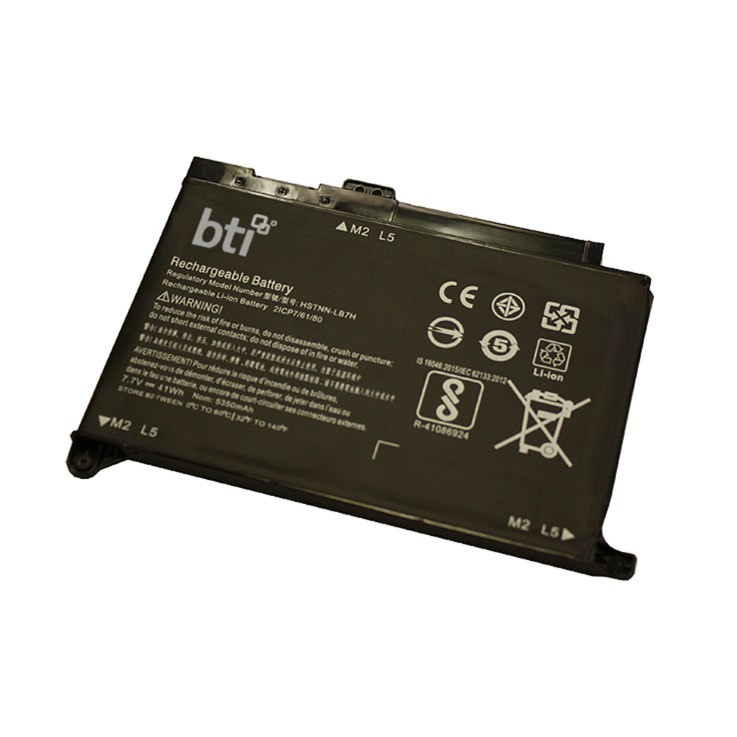 BTI HSTNN-LB7H compatible 41Wh 2-cell battery for HP ENVY 15 PAVILION 11 PAVILIO
