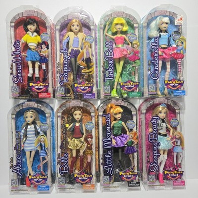 Fairy Tale High Dolls Rapunzel Little Mermaid Cinderella Tinkerbell Alice Belle