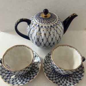 Lomonosov Porcelain Cobalt Net | eBay