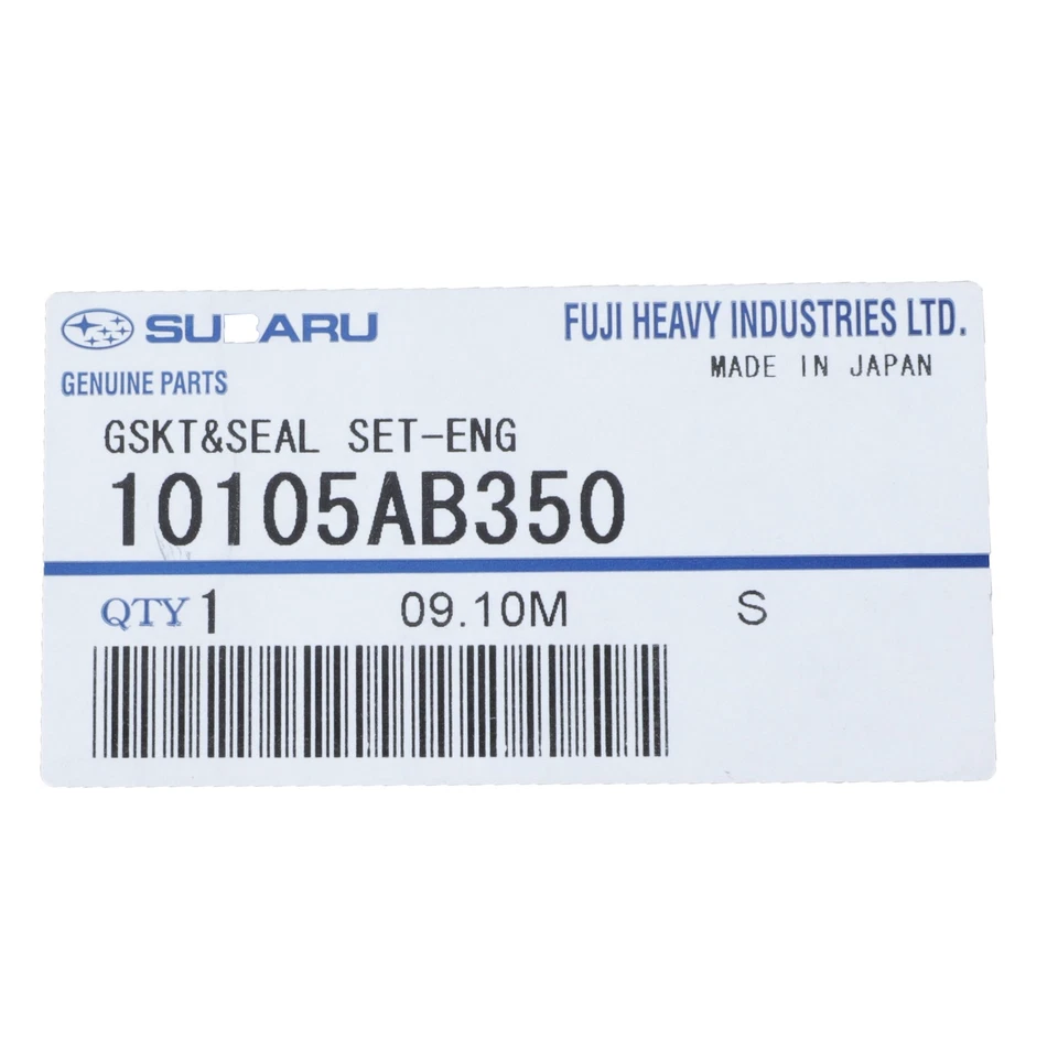 Juego de juntas y juntas de motor Subaru Forester 2007-2008 OEM NUEVO 10105AB350 Foto 3 de 3