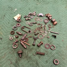 1920s 1930s MORGAN CYCLECAR 3-WHEELER J.A.P V-TWIN ENGINE HARDWARE PARTS LOT
