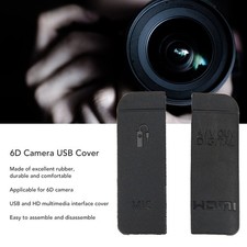 6D Camera USB Cover Comfortable Rubber USB HD Multimedia Interface Side Door