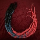 Cyber Raver Burner Goth Festival Cosplay dreadlocks Dread Extensions Lox UV Lot — photo 4