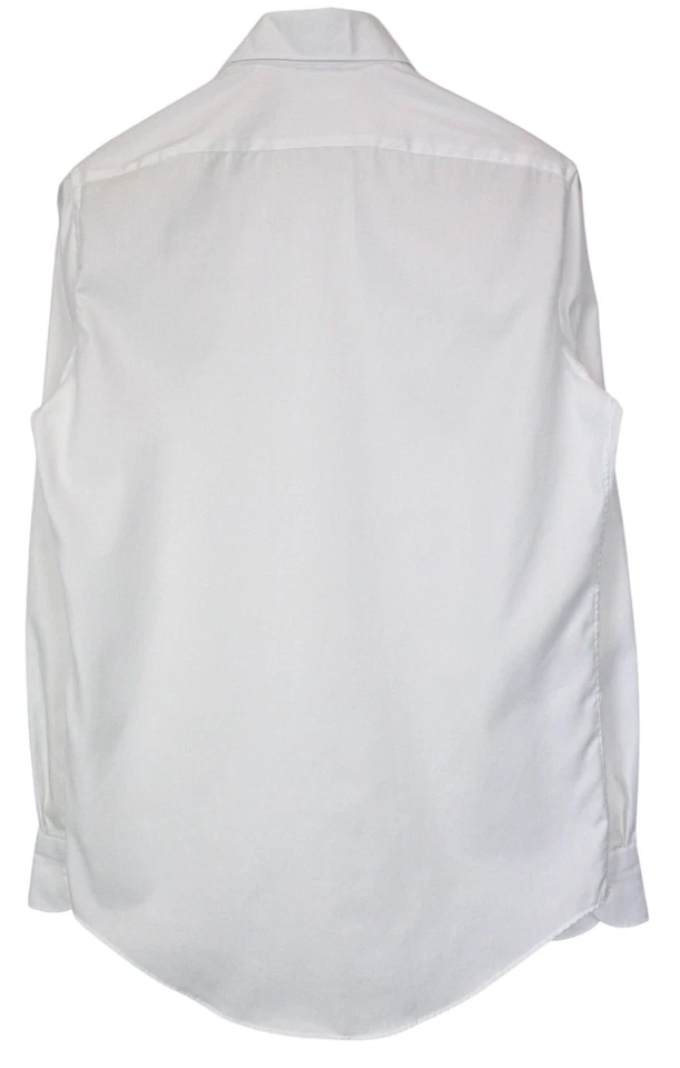 Suitsupply Traveller Uomo Camicia Formale 37/14.5 Slim Bianco Puro Manica I - Immagine 2 di 4