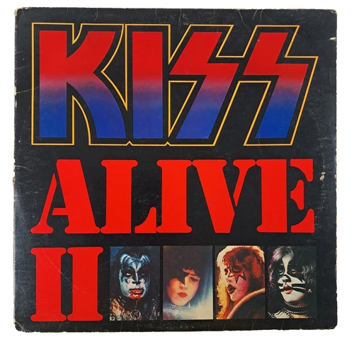 Kiss Alive II Vinyl 2 x LP 1977 US Import 1st Press Casablanca NBLP 7076-2 VG VG
