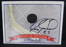 JEREMY ROENICK Autographed Legends Of The Game Card PSA/DNA BLACKHAWKS HOF