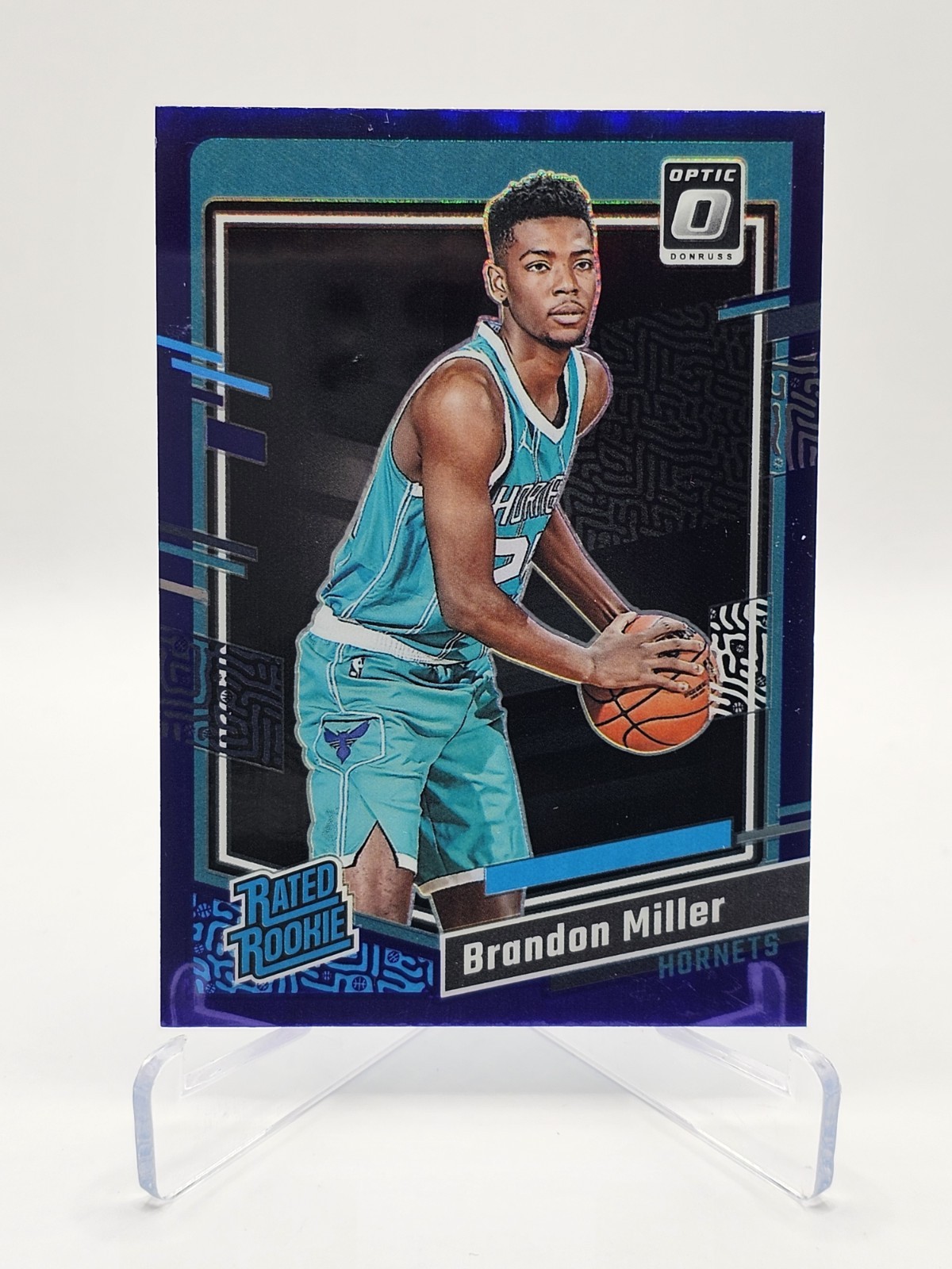 2023-24 Donruss Optic Purple #219 Brandon Miller RR RC (B)