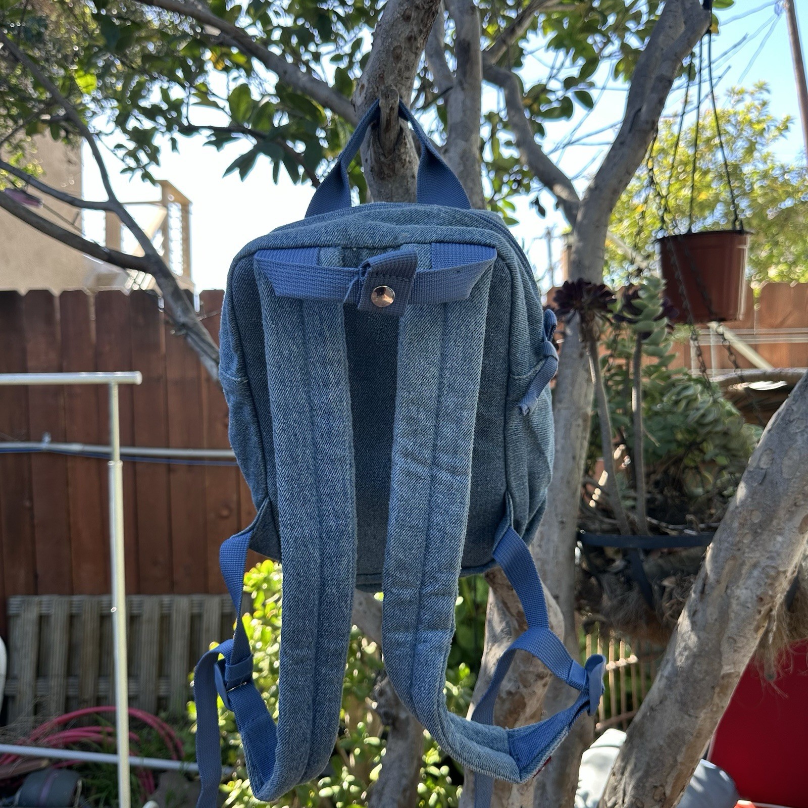 Levi’s Mini Backpack Light Blue Has Patchwork * - image 2