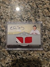 2011 Topps Marquee Acclaimed Impressions Dual Patch Auto Clay Buchholz #39 /50
