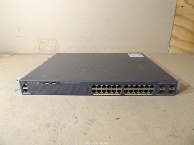 Cisco Catalyst 2960-X Series Ethernet Switch WS-C2960-X-24PS-L V02 + RACK EARS