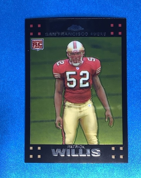 2007 Topps Chrome #240 Patrick Willis RC Rookie 49ers