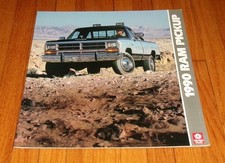 Original 1990 Dodge Ram Pickup Deluxe Sales Brochure Catalog D W 150 250 350 Original 1990 Dodge Ram Pickup Deluxe Sales Brochure Catalog D W 150 250 350