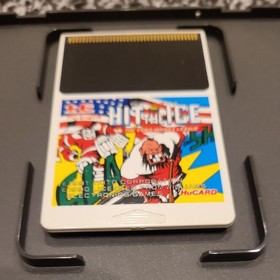 Hit The Ice W/Case Manual PC Engine Hu Card Retro Used Game Good NTSC-J Japan JP