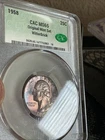1958 Washington Quarter - CAC MS65 - Original Mint Set- TONER!