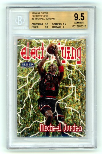 Michael Jordan #6 — 1998 Fleer Electrifying basketball card