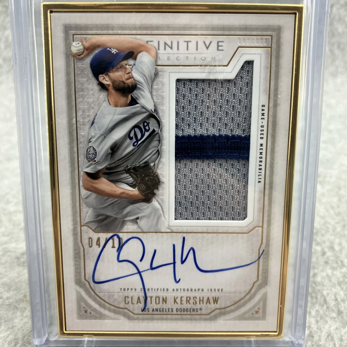 Clayton Kershaw Baseball Sports Trading Cards & Accessories 