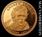 2008-S Presidential Dollar Andrew Jackson Proof — photo from another recent sale