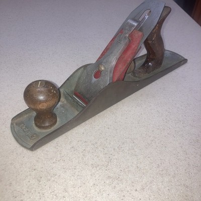 Vintage Stanley Two Tone no. 5 Size Hand Plane Original Condition