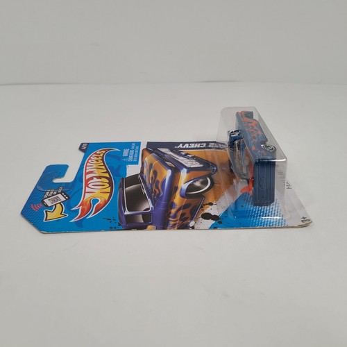 Hot Wheels 4/10 Heat Fleet '12 CUSTOM '62 CHEVY (Blue/Orange) 154/247 Flames - Picture 4 of 5