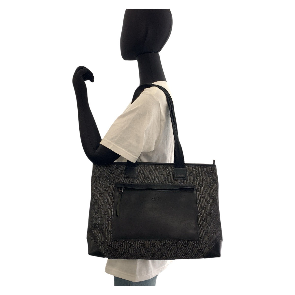 GUCCI グッチ GGキャンバス ブラック トートバッグ 34339