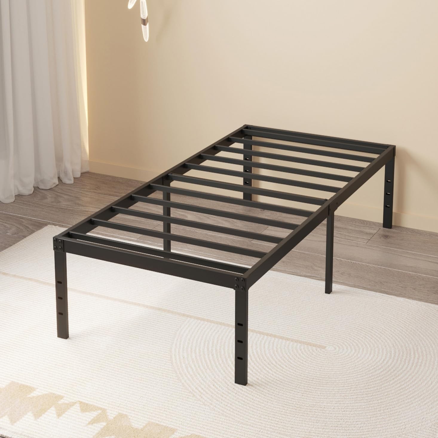 S Metal Twin Xl Platform Bed Frame Support Up To 2500