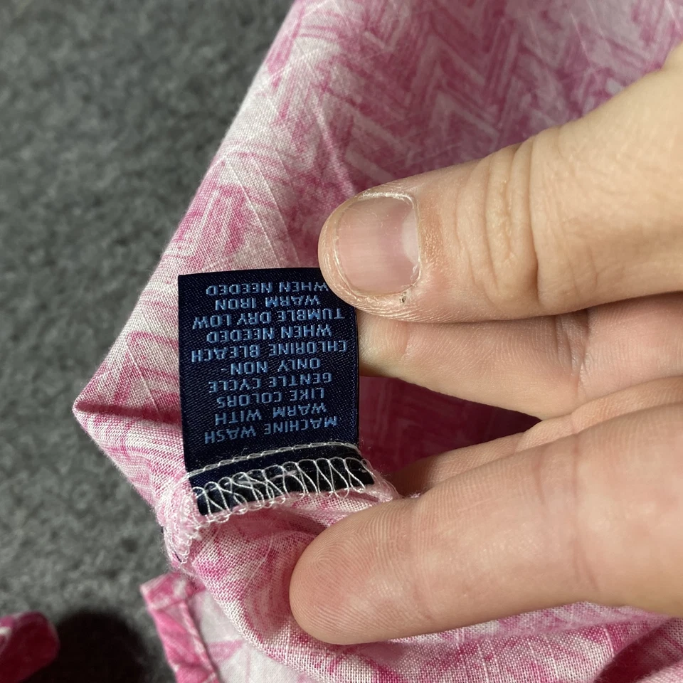 Camisa Westbound Mujer Mujer 3X Rosa Abotonada Chevron Clásica Foto 4 de 4