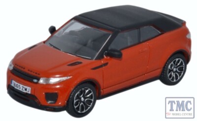 76RREC001 Oxford Diecast 1:76 Range Rover Evoque Convertible Phoenix Orange