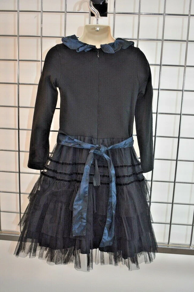Vestido de fantasía Jottum negro de algodón y encaje para niñas talla 6 en oferta df Foto 3 de 4