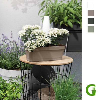 Central Garden Board 30 cm Blumenkasten integrierter Untersetzer Balkonkasten