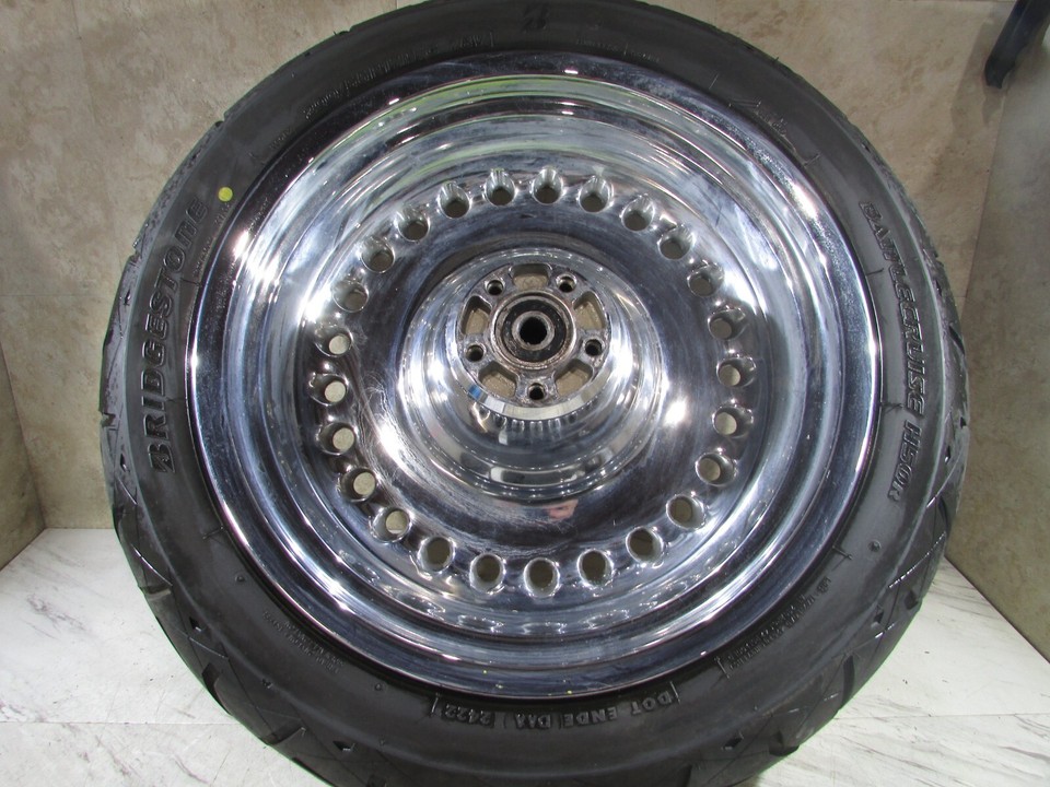 REAR WHEEL & 200/55R17 TIRE, 2007 HARLEY DAVIDSON SOFTAIL FATBOY ...