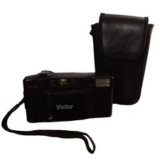 Vivitar PS:35 Auto Focus Point  Shoot Camera Good Working Condition Carry Bag