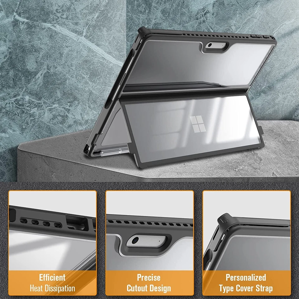 For 13 Inch Microsoft Surface Pro 11 2024/Pro 10 / Pro 9 Shockproof Rugged Cover - Image 4 of 4