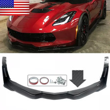 Front Lip Splitterwinglets Carbon Fiber For 2014-2019 Corvette C7 Z06 Stage 3 Front Lip Splitterwinglets Carbon Fiber For 2014-2019 Corvette C7 Z06 Stage 3