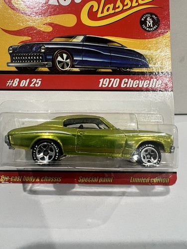 Hot Wheels 2004 Classics Series 1 1970 CHEVELLE SS RARE Antifreeze Green - Picture 2 of 5