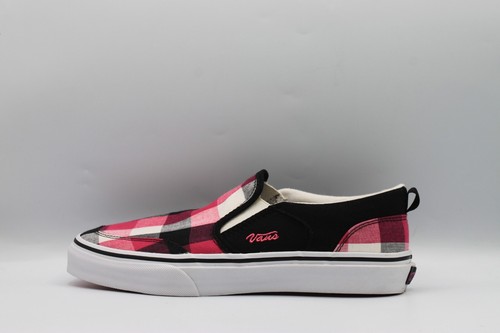 Vans Pink Plaid Casual Slip On Shoes Missy Size 6 2011 - Picture 2 of 8