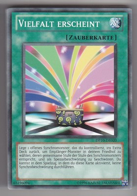 YU-GI-OH Vielfalt Erscheint Common DP10-DE020
