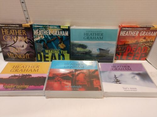 Heather Graham Audio Book Lot Of 7 Sealed CDs
