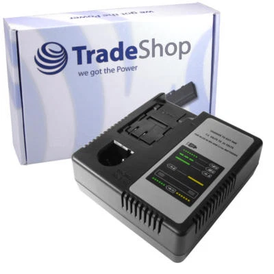 TRADE-SHOP Ni-MH Ni-Cd Li-Ion Universal Akku Ladegerät 14,4V 18V Ladestation für Panasonic