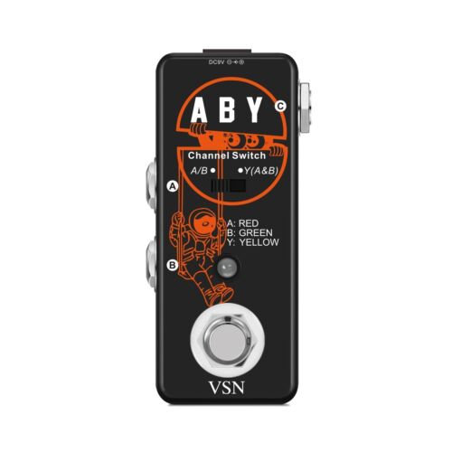 Monteur adopteren Stun VSN AB Switch Guitar Pedal ABY Box Line Selector Channel Pedal True Bypass  fo... 607816333478 | eBay