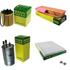 MANN-FILTER Inspektionspaket Filterset für Fiat Doblo Kasten/Kombi 1.3 D