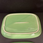 Vintage Majolica Style Japan Corn Cob Serving Platter + Two Plates Green Yellow — photo 5
