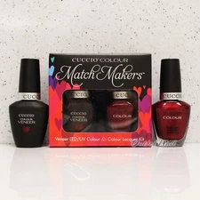 CUCCIO Veneer Match Makers - MOSCOW RED SQUARE 6029 Gel & Nail Lacquer Duo Kit