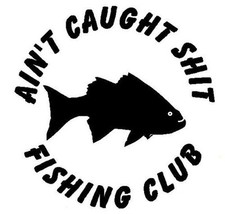 Fishing Club Fish Funny Car Boat Decal Vinyl Sticker Hunting Fishing Ipad Window